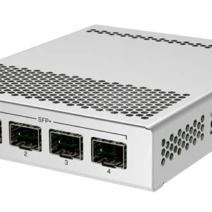 MikroTik 5-Port Desktop Switch, 1 Gigabit Ethernet Port, 4 SFP+ 10Gbps Ports (CRS305-1G-4S+IN)