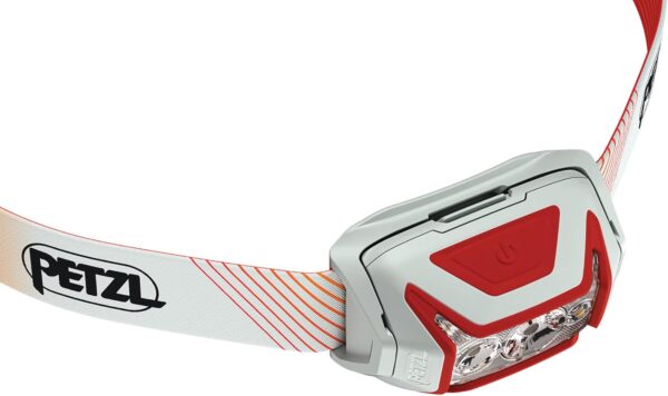 PETZL ACTIK CORE Headlamp - Powerful, Rechargeable 600 Lumen Light with Red Lighting for Hiking, Climbing, and Camping - Red - Image 4