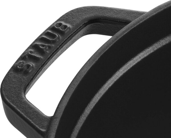 STAUB Cast Iron Dutch Oven 9-qt Round Cocotte, Made in France, Serves 9-10, Black Matte - Image 6