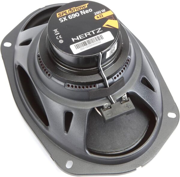 Hertz SPL Show Series SX-690-NEO 6x9 Three-Way SPL Coaxial Speakers with Neo Magnets and UV/Waterproofing - Image 5