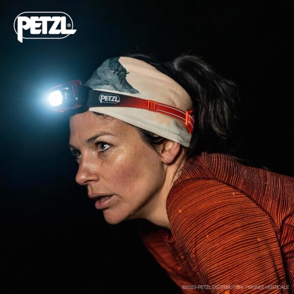 PETZL Swift RL Headlamp Orange, 1100 lumens with Reactive Lighting - Image 6