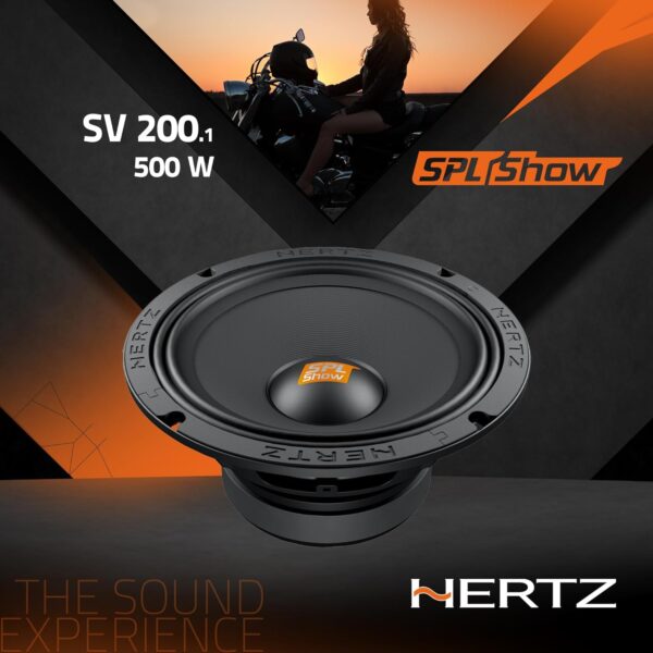 Hertz SPL Show Series SV-2001 8 in. (200mm) SPL 4-Ohm Midrange Speakers (Pair) - Image 7