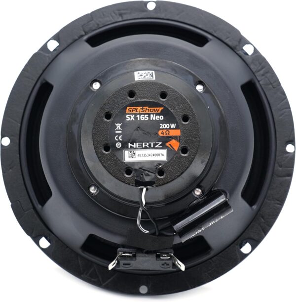 Hertz SPL Show Series SX-165-NEO 6.5" Two-Way SPL Coaxial Speakers with Neo Magnets and UV/Waterproofing - Image 4